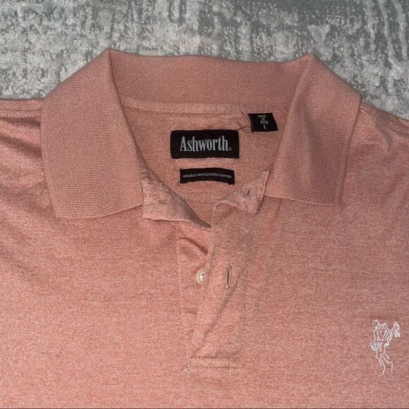 🏷️ 5 for $25 - ASHWORTH Double Mercerized Cotton Golf Polo - Picture 3 of 8
